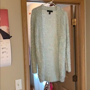 Mint green cardigan